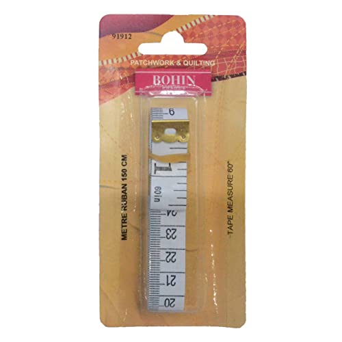 Bohin 91912 Maßband 152,4 cm Blister x 1, One size von Bohin
