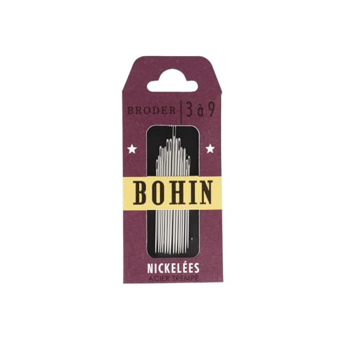 Bohin Sticknadeln Nr. 3/9 "1950-60 Collec., Silber, 1 Stück von Bohin