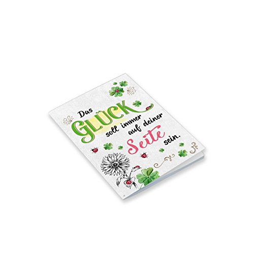 Sheepworld, Boho Chic - 44819 - Notizheft, Nr. 47, Das Glück soll immer auf deiner Seite sein., A6, Blanko, 24 Blatt, geheftet Sheepworld, Boho Chic - 44819 - Notizheft, Nr. 47, Das Glück soll immer auf deiner Seite sein., A6, Blanko, 24 Blatt, geheftet von Boho Chic