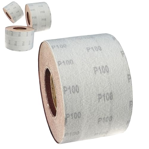 25m KLETT - Schleifpapier Rolle 93mm X 25m Korn P100 Schleifband Schleifrolle Rollenschleifpapier BOHRFUX von Bohrfux