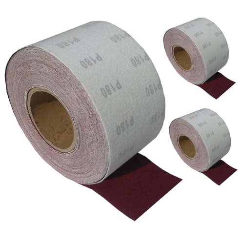 25m KLETT - Schleifpapier Rolle 93mm X 25m Korn P180 Schleifband Schleifrolle Rollenschleifpapier BOHRFUX 25m KLETT - Schleifpapier Rolle 93mm X 25m Korn P180 Schleifband Schleifrolle Rollenschleifpapier BOHRFUX von Bohrfux