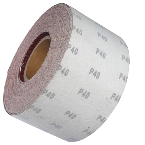 25m KLETT - Schleifpapier Rolle 93mm X 25m Korn P40 Schleifband Schleifrolle Rollenschleifpapier BOHRFUX 25m KLETT - Schleifpapier Rolle 93mm X 25m Korn P40 Schleifband Schleifrolle Rollenschleifpapier BOHRFUX von Bohrfux