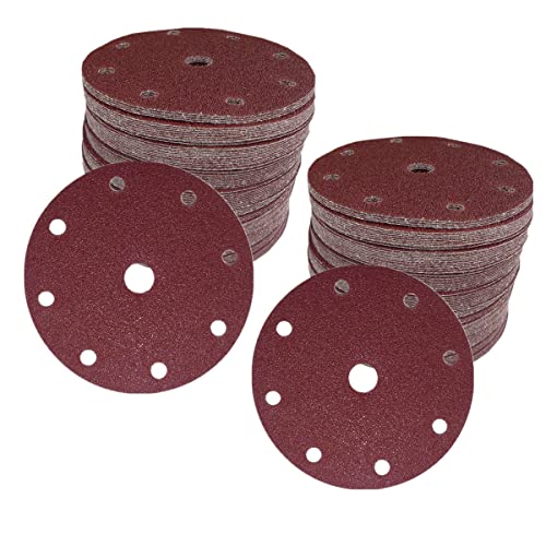 25x Klett-Schleifscheiben Ø150mm 9 LOCH Körnung P240 Exzenter Schleifblätter BOHRFUX 25x Klett-Schleifscheiben Ø150mm 9 LOCH Körnung P240 Exzenter Schleifblätter BOHRFUX von Bohrfux
