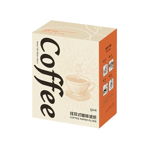 25/50pcs Einweg Filter Papiertüte Tragbares Hangohr Ohr Kaffee Fliter Bag Brauwerkzeug Kaffeezubehör Dauer 25/50pcs Einweg Filter Papiertüte Tragbares Hangohr Ohr Kaffee Fliter Bag Brauwerkzeug Kaffeezubehör Dauer von Bokcztml