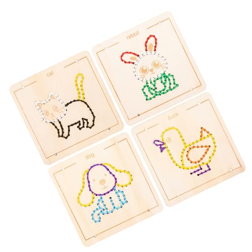Bokcztml Bildungsholzschnürung Spielzeug Kleinkind Fine Motor Skilling Board Bildungsssenorische Spielzeugnähte Für Kinder Von 3 Bis 6 Jahren Bokcztml Bildungsholzschnürung Spielzeug Kleinkind Fine Motor Skilling Board Bildungsssenorische Spielzeugnähte Für Kinder Von 3 Bis 6 Jahren von Bokcztml