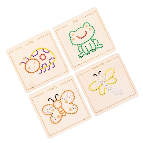 Bokcztml Bildungsholzschnürung Spielzeug Kleinkind Fine Motor Skilling Board Bildungsssenorische Spielzeugnähte Für Kinder Von 3 Bis 6 Jahren Bokcztml Bildungsholzschnürung Spielzeug Kleinkind Fine Motor Skilling Board Bildungsssenorische Spielzeugnähte Für Kinder Von 3 Bis 6 Jahren von Bokcztml