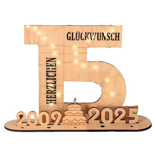 Bokcztml Holznummer Skulptur Mit LED Light Stand Zum Geburtstag Jubiläum Und Hochzeit Holz Plaques Gästebuchparty Dekore Bokcztml Holznummer Skulptur Mit LED Light Stand Zum Geburtstag Jubiläum Und Hochzeit Holz Plaques Gästebuchparty Dekore von Bokcztml