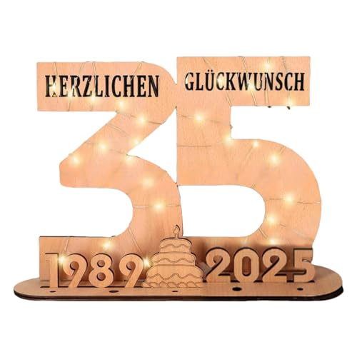 Bokcztml Holznummer Skulptur Mit LED Light Stand Zum Geburtstag Jubiläum Und Hochzeit Holz Plaques Gästebuchparty Dekore Bokcztml Holznummer Skulptur Mit LED Light Stand Zum Geburtstag Jubiläum Und Hochzeit Holz Plaques Gästebuchparty Dekore von Bokcztml