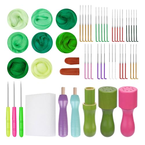Bokcztml Nadel Felting Kits Nadel Felting Starter Kits Nadel Set Woll Roving 8 Farben Set Für Handwerksprojekte Bokcztml Nadel Felting Kits Nadel Felting Starter Kits Nadel Set Woll Roving 8 Farben Set Für Handwerksprojekte von Bokcztml