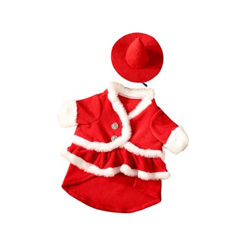 Bokcztml Weihnachtsmann-Gänse-Kostüm, hochwertiges gehäkeltes rotes Outfit, saisonales Garten-Display, Weihnachts-Rasen, Tier-Pullover, Weihnachtsgänse-Kostüm von Bokcztml