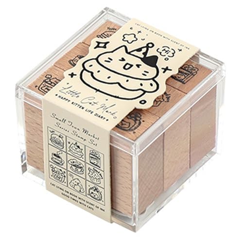 Cartoon Holzstempel Dekorativer Stempel Schöne Katzen Stempel Tierstempel Für Zeitschriften Grußkarten Scrapbooking Cartoon Holzstempel Dekorativer Stempel Schöne Katzen Stempel Tierstempel Für Zeitschriften Grußkarten Scrapbooking von Bokcztml