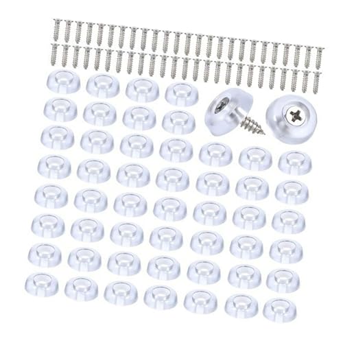 Gummifüße, zum Anschrauben, Möbelbeine, Schutzpolster, rutschfeste Stuhlbeinkappen, Stoßstange, langlebig, rutschfeste Stuhlbeinkappen, 150 Stück von Bokcztml