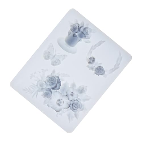 Schokoladen-Silikonformen, Blumen, Gießformen, Kuchen, Tannenzapfen, Backen, Fondant, Epoxidharz, Schokolade, Blumen, Silikon, Nussguss, Kuchendekorationswerkzeug von Bokcztml