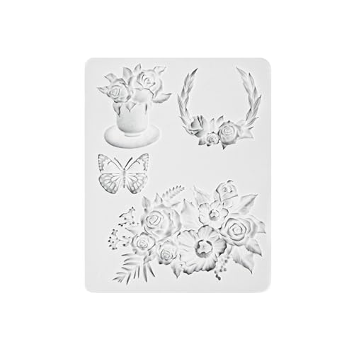 Schokoladen-Silikonformen, Blumen, Gießformen, Kuchen, Tannenzapfen, Backen, Fondant, Epoxidharz, Schokolade, Blumen, Silikon, Nussguss, Kuchendekorationswerkzeug von Bokcztml
