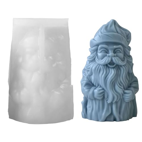 Silikonform mit Weihnachtsmann-Motiv, für Epoxidharz, Handarbeit, Seife, Schokolade, Weihnachtsmann von Bokcztml