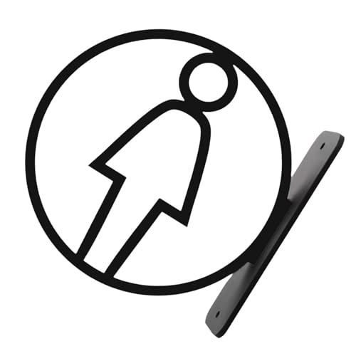 Zeitgenössische Toilettenidentifikation Identifikator Toilettenschild Badezimmer Wandmarker Waschraum Männliche Weibchen Symbol Beschilderung Zeitgenössische Toilettenidentifikation Identifikator Toilettenschild Badezimmer Wandmarker Waschraum Männliche Weibchen Symbol Beschilderung von Bokcztml