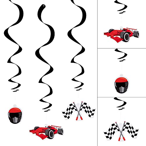 3 Rotorspiralen * RACING * als Deko für Geburtstag und Party | 85cm lang, 3 Motive | Formel Holzpicker Picks Picker Eins Rennwagen 3 Rotorspiralen * RACING * als Deko für Geburtstag und Party | 85cm lang, 3 Motive | Formel Holzpicker Picks Picker Eins Rennwagen von Boland