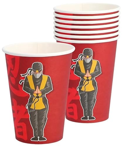 8 Partybecher * MANGA NINJA * für Kindergeburtstag und Party | Karate Kämpfer Kinder Geburtstag Party Becher Pappbecher 8 Partybecher * MANGA NINJA * für Kindergeburtstag und Party | Karate Kämpfer Kinder Geburtstag Party Becher Pappbecher von Boland