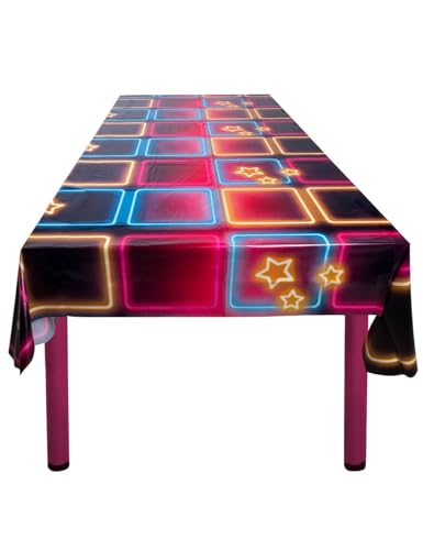 Boland 00763 - Tischdecke Disco, Größe 130 x 180 cm, Disco Fever, 70er Jahre, Tischtuch, Dekoration, Partygeschirr, Partyzubehör, Geburtstag, Birthday, Party, Mottoparty, Karneval Boland 00763 - Tischdecke Disco, Größe 130 x 180 cm, Disco Fever, 70er Jahre, Tischtuch, Dekoration, Partygeschirr, Partyzubehör, Geburtstag, Birthday, Party, Mottoparty, Karneval von Boland