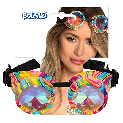 Boland - Partybrille, für Erwachsene, Kunststoff, Spaßbrille, ohne Sehstärke, Sonnenbrille, Bad Taste Party, Motto Party, Karneval von Boland