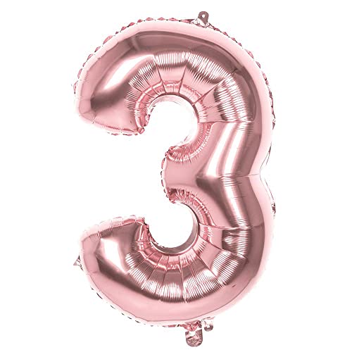 Boland - Folienballon Zahl, Größe 86 cm, Rosegold, Zahlenballon, Nummer, Ballon, Luft, Geburtstag, Jubiläum, Jubiläumsjahr, Lebensjahr, Überraschungsparty, Kindergeburtstag, Dekoration Boland - Folienballon Zahl, Größe 86 cm, Rosegold, Zahlenballon, Nummer, Ballon, Luft, Geburtstag, Jubiläum, Jubiläumsjahr, Lebensjahr, Überraschungsparty, Kindergeburtstag, Dekoration von Boland