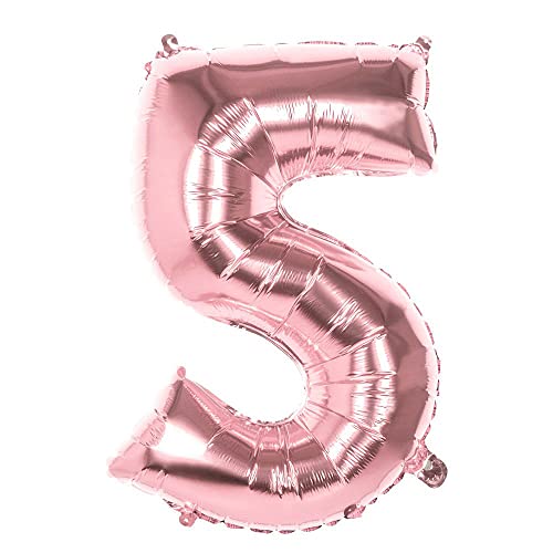 Boland - Folienballon Zahl, Größe 86 cm, Rosegold, Zahlenballon, Nummer, Ballon, Luft, Geburtstag, Jubiläum, Jubiläumsjahr, Lebensjahr, Überraschungsparty, Kindergeburtstag, Dekoration Boland - Folienballon Zahl, Größe 86 cm, Rosegold, Zahlenballon, Nummer, Ballon, Luft, Geburtstag, Jubiläum, Jubiläumsjahr, Lebensjahr, Überraschungsparty, Kindergeburtstag, Dekoration von Boland