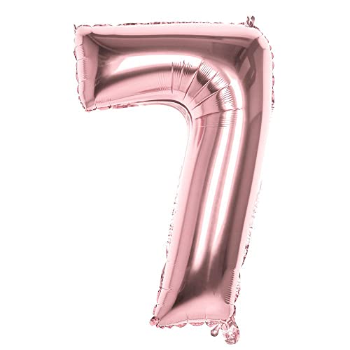 Boland - Folienballon Zahl, Größe 86 cm, Rosegold, Zahlenballon, Nummer, Ballon, Luft, Geburtstag, Jubiläum, Jubiläumsjahr, Lebensjahr, Überraschungsparty, Kindergeburtstag, Dekoration Boland - Folienballon Zahl, Größe 86 cm, Rosegold, Zahlenballon, Nummer, Ballon, Luft, Geburtstag, Jubiläum, Jubiläumsjahr, Lebensjahr, Überraschungsparty, Kindergeburtstag, Dekoration von Boland