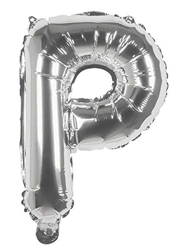 Boland - Folienballon Buchstabe, Größe 36 cm, Silber, Buchstabenballon, Ballon, Luft, Helium, Füllung, Geburtstag, Jubiläum, Jubiläumsjahr, Lebensjahr, Überraschungsparty, Kindergeburtstag von Boland