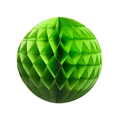 Boland 30453 - Papierwabenball, Grün, Durchmesser 25 cm, Hängedekoration, Papierdekoration, Karneval, Mottoparty, Geburtstag, Kindergarten, Kugel, Bühne Boland 30453 - Papierwabenball, Grün, Durchmesser 25 cm, Hängedekoration, Papierdekoration, Karneval, Mottoparty, Geburtstag, Kindergarten, Kugel, Bühne von Boland