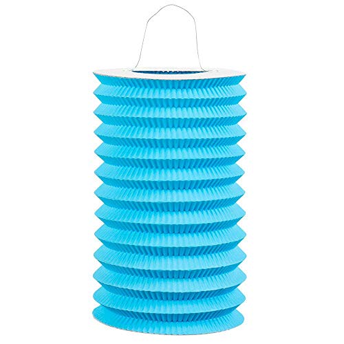 Boland 30474 - Papierlaterne Blau, Größe 15 cm, Zuglaterne, Lampion, Laternenzug, Geburtstag, Mottoparty, Babyparty, Geburt, Hängedekoration, Karneval, Gartenparty, Hochzeit, Taufe Boland 30474 - Papierlaterne Blau, Größe 15 cm, Zuglaterne, Lampion, Laternenzug, Geburtstag, Mottoparty, Babyparty, Geburt, Hängedekoration, Karneval, Gartenparty, Hochzeit, Taufe von Boland