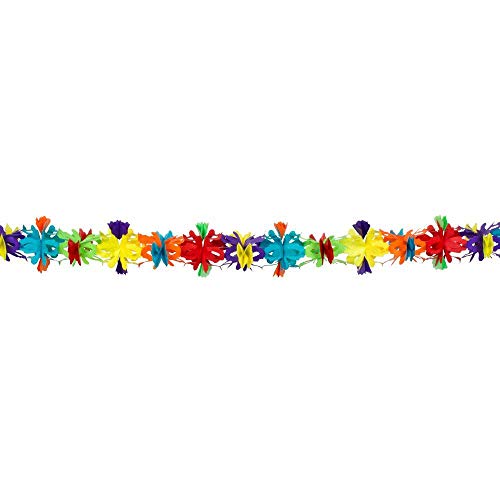 Boland 30603 - Dekorationsgirlande Fun, 1 Stück, Länge 400 cm, Wabengirlande, Bunt, Mehrfarbig, Regenbogen, Papiergirlande, Dekoration, Girlande, Mottoparty, Karneval, Geburtstag, Gartenparty Boland 30603 - Dekorationsgirlande Fun, 1 Stück, Länge 400 cm, Wabengirlande, Bunt, Mehrfarbig, Regenbogen, Papiergirlande, Dekoration, Girlande, Mottoparty, Karneval, Geburtstag, Gartenparty von Boland