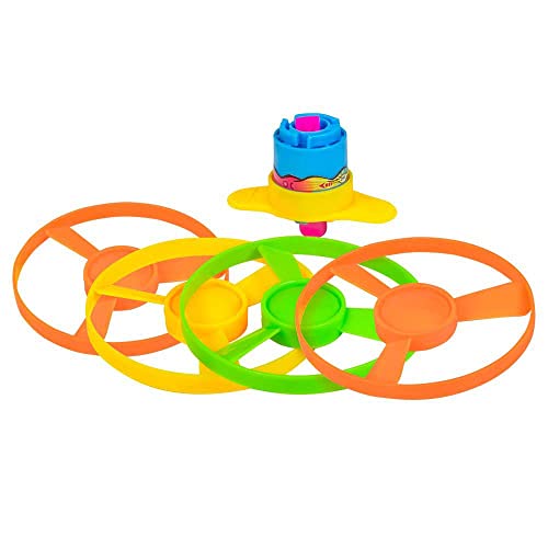 Boland 30835 - Aufzieh-Helikopter, 1 Stück mit 2 Rotorblättern, farblich sortiert, Hubschrauber, Geschenk, Give-Away, Spielzeug, Pinata-Füllung, Wundertüte von Boland