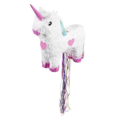Boland 30932 - Pinata Einhorn, Größe 47 x 39 cm, Weiß-Rosa, Karton, Schlag-Pinata, Geburtstag, Mottoparty, Feier, Kindergeburtstag, Deko, Süßigkeiten, Geschenke Boland 30932 - Pinata Einhorn, Größe 47 x 39 cm, Weiß-Rosa, Karton, Schlag-Pinata, Geburtstag, Mottoparty, Feier, Kindergeburtstag, Deko, Süßigkeiten, Geschenke von Boland