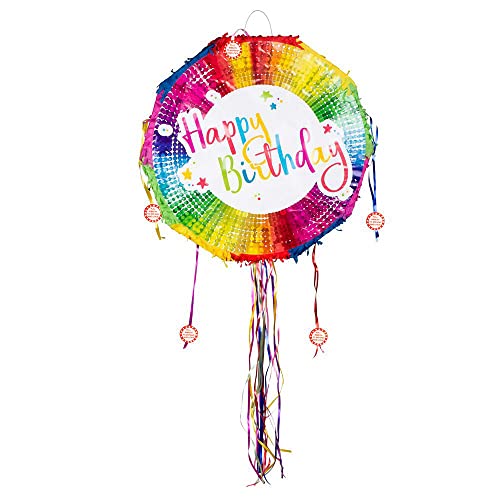 Boland 30939 - Pinata Happy Birthday für Geburtstag oder Mottoparty, 44 x 44 cm, Partydeko Boland 30939 - Pinata Happy Birthday für Geburtstag oder Mottoparty, 44 x 44 cm, Partydeko von Boland