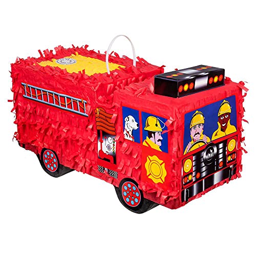 Boland 30966 - Pinata Feuerwehr-Auto, Größe 43 x 24 x 18 cm, Fire-Truck, Löschfahrzeug, Geburtstag, Dekoration, Party-Spiel, Geschenk Boland 30966 - Pinata Feuerwehr-Auto, Größe 43 x 24 x 18 cm, Fire-Truck, Löschfahrzeug, Geburtstag, Dekoration, Party-Spiel, Geschenk von Boland