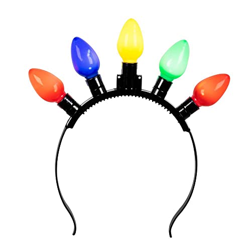 Boland 31201 - Party-Tiara mit LED, Haarreif mit Beleuchtung, mehrfarbig, für Erwachsene, Kopfschmuck, Glühbirnen, Karneval, Fasching, Fastnacht, Mottoparty, Halloween Boland 31201 - Party-Tiara mit LED, Haarreif mit Beleuchtung, mehrfarbig, für Erwachsene, Kopfschmuck, Glühbirnen, Karneval, Fasching, Fastnacht, Mottoparty, Halloween von Boland