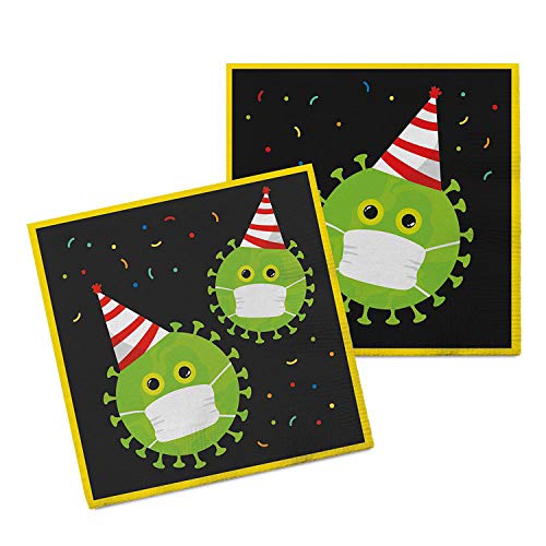 Boland 44625 - Servietten Party Safe, Größe 33 x 33 cm, 12 Stück, Papierservietten, Partygeschirr, Fingerfood, Tischdeko, Geburtstag, Mottoparty, Karneval Boland 44625 - Servietten Party Safe, Größe 33 x 33 cm, 12 Stück, Papierservietten, Partygeschirr, Fingerfood, Tischdeko, Geburtstag, Mottoparty, Karneval von Boland