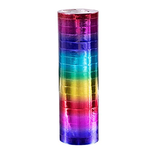Boland 44732 - Papier-Luftschlangen Regenbogen, 2 Rollen mit je 18 Abrissen, metallic, Dekoration, Karneval, Motto-Party Boland 44732 - Papier-Luftschlangen Regenbogen, 2 Rollen mit je 18 Abrissen, metallic, Dekoration, Karneval, Motto-Party von Boland