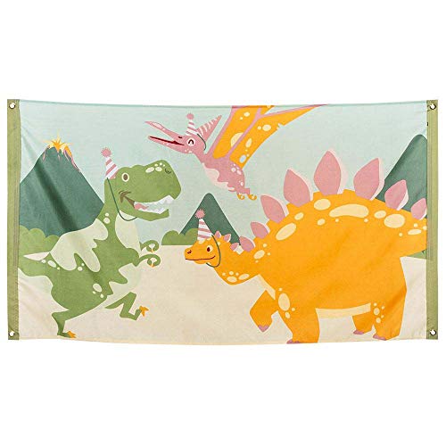 Boland 50052 - Fahne Dino, Größe 90 x 150 cm, Polyester, Dinosaurier, Banner, Wanddekoration, Hängedekoration, Kindergeburtstag, Mottoparty Boland 50052 - Fahne Dino, Größe 90 x 150 cm, Polyester, Dinosaurier, Banner, Wanddekoration, Hängedekoration, Kindergeburtstag, Mottoparty von Boland