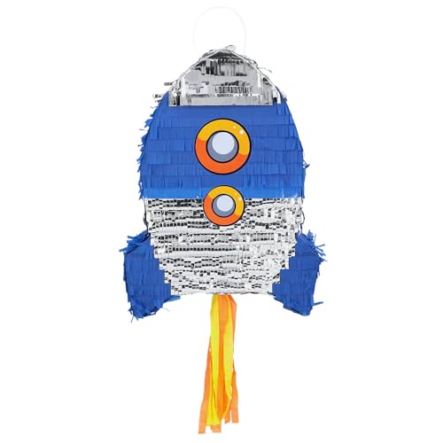 Boland 50514 - Pinata Rakete, 56 x 23 cx 18 cm, Hängedeko, Dekoration für Geburtstag, Mottoparty und Karneval Boland 50514 - Pinata Rakete, 56 x 23 cx 18 cm, Hängedeko, Dekoration für Geburtstag, Mottoparty und Karneval von Boland