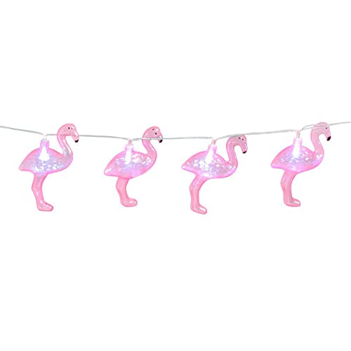 Boland 52545 - LED-Lichterkette Flamingo, Länge 140 cm, Batterietyp 2xAA, Dekoration, Karneval, Mottoparty Boland 52545 - LED-Lichterkette Flamingo, Länge 140 cm, Batterietyp 2xAA, Dekoration, Karneval, Mottoparty von Boland