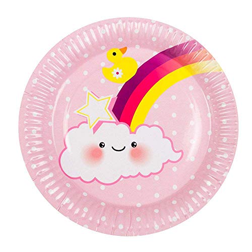 Boland 53218 - Papierteller Baby Girl, 6 Stück, Durchmesser 23 cm, Mädchen, Babyparty, Einwegteller, Einweggeschirr, Kindergeburtstag, Tischdekoration, Partyzubehör, Mottoparty Boland 53218 - Papierteller Baby Girl, 6 Stück, Durchmesser 23 cm, Mädchen, Babyparty, Einwegteller, Einweggeschirr, Kindergeburtstag, Tischdekoration, Partyzubehör, Mottoparty von Boland