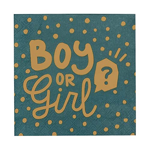 Boland 53259 - Party-Servietten Boy or Girl, 12 Stück, 25 x 25 cm, Mundtuch, Tisch-Dekoration, 100 % Papier, Geburtstag, Geburt, Babyparty Boland 53259 - Party-Servietten Boy or Girl, 12 Stück, 25 x 25 cm, Mundtuch, Tisch-Dekoration, 100 % Papier, Geburtstag, Geburt, Babyparty von Boland