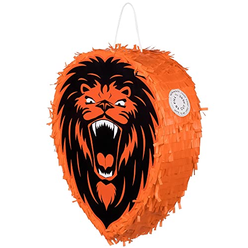 Boland 61876 - Pinata Brüllender Löwe, 34 x 28 x 10 cm, Karton, Schlag-Pinata, Geburtstag, Mottoparty, Dekoration, EM, WM, Fanartikel, Orange Boland 61876 - Pinata Brüllender Löwe, 34 x 28 x 10 cm, Karton, Schlag-Pinata, Geburtstag, Mottoparty, Dekoration, EM, WM, Fanartikel, Orange von Boland
