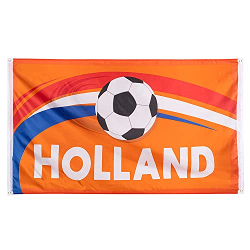 Boland 61892 - Fahne Holland, 180 x 50 cm, Dekoration, Mottoparty, Geburtstag, EM, WM, Fanartikel von Boland