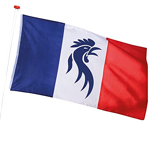 Boland 62202 - Fahne Frankreich, 90 x 150 cm, Allez les Bleus, Dekoration, Mottoparty, Geburtstag, EM, WM, Fanartikel von Boland