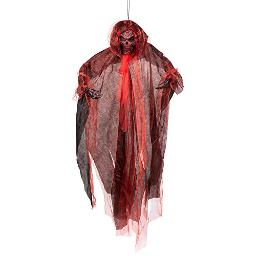 Boland 73038 - Hängender Dämon mit LED, Größe 180 cm, inkl. Batterien, leuchtende Augen, Dekoration, Hängedekoration, Aufhänger, Halloween, Karneval, Mottoparty Boland 73038 - Hängender Dämon mit LED, Größe 180 cm, inkl. Batterien, leuchtende Augen, Dekoration, Hängedekoration, Aufhänger, Halloween, Karneval, Mottoparty von Boland
