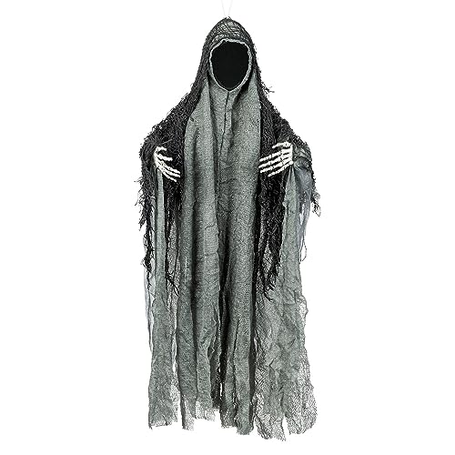 Boland 73076 - Hängender gesichtsloser Geist, 46 cm, Party Deko, Horror Deko für Karneval und Halloween Boland 73076 - Hängender gesichtsloser Geist, 46 cm, Party Deko, Horror Deko für Karneval und Halloween von Boland