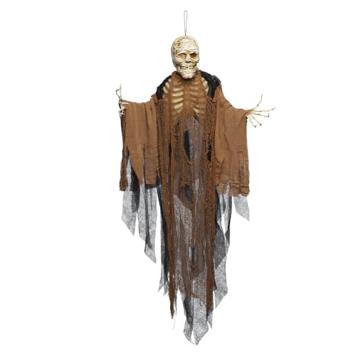 Boland 73114 - Hängende Horror Dekoration mit LED und Sound, 160 cm, batteriebetriebene Party Deko für Mottoparty und Halloween Boland 73114 - Hängende Horror Dekoration mit LED und Sound, 160 cm, batteriebetriebene Party Deko für Mottoparty und Halloween von Boland