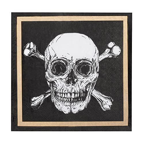 Boland 74213 - Party-Servietten Piraten, 20 Stück, 33 x 33 cm, Mundtuch, Tisch-Dekoration, 100 % Papier, Geburtstag, Mottoparty Boland 74213 - Party-Servietten Piraten, 20 Stück, 33 x 33 cm, Mundtuch, Tisch-Dekoration, 100 % Papier, Geburtstag, Mottoparty von Boland